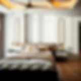 Elegant Bedroom Design with Narrow Nightstand Set Elegant narrow nightstand set in modern bedroom