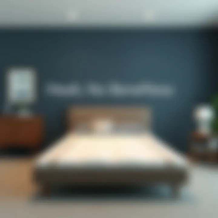 Health Benefits of Natural Mattresses Illustration depicting the health benefits of sleeping on a natural mattress