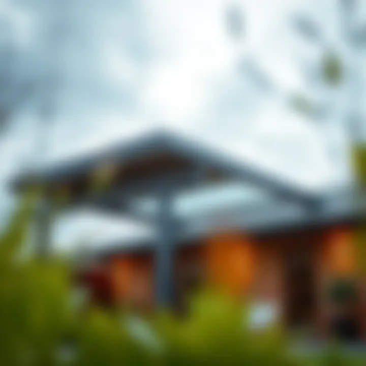 Modern Design of Rainproof Patio Cover Elegant rainproof patio cover showcasing modern design