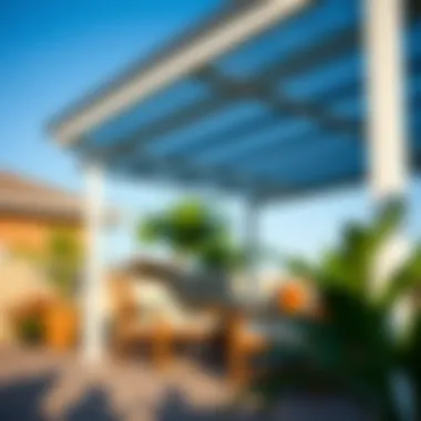 Materials Used in Rainproof Patio Covers Variety of materials used for constructing patio covers