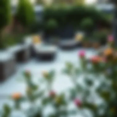 Effortless Installation of Patio Tiles Installation of removable patio tiles in a garden