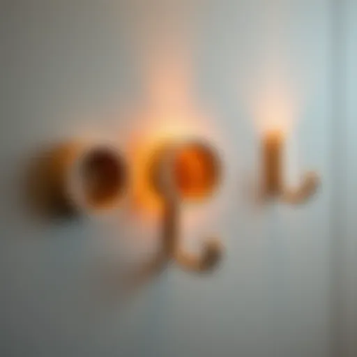 Contemporary sectional hook design showcasing unique shapes