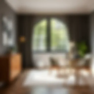 Simplicity and Functionality Sleek minimalist chair paired with a chic desk in a home office