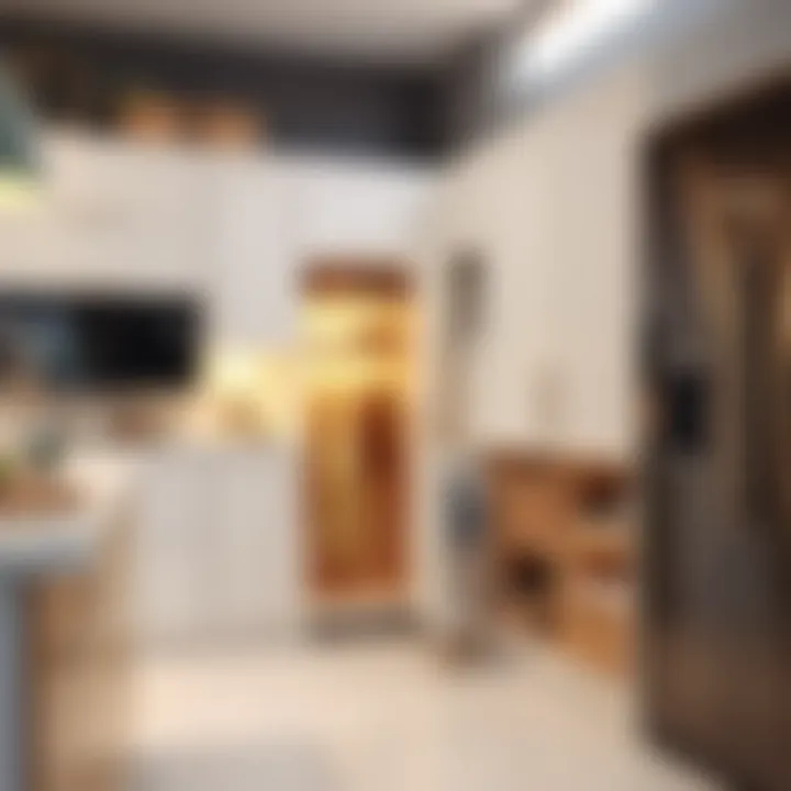 Innovative Storage Solutions in Corner Base Cabinets An innovative corner base cabinet maximizing storage space