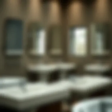 Diverse Styles of 34 Inch Bathroom Sinks Variety of sink styles displayed
