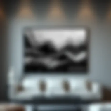 A captivating grey abstract piece showcasing layers and textures