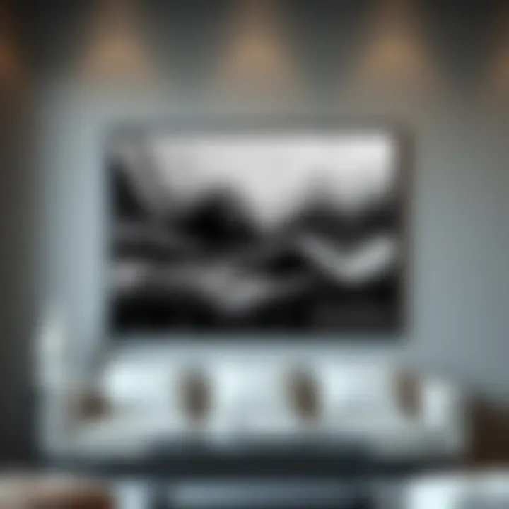 A captivating grey abstract piece showcasing layers and textures