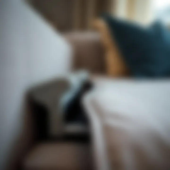 Innovative Mechanism of Sleeper Sofas Close-up of the mechanism of a pull-out sleeper sofa