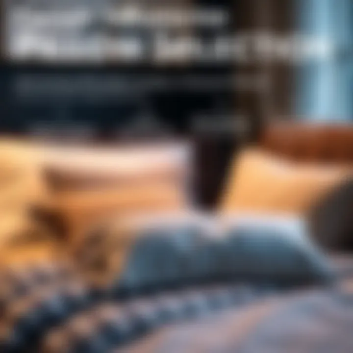 Infographic on factors influencing pillow purchases