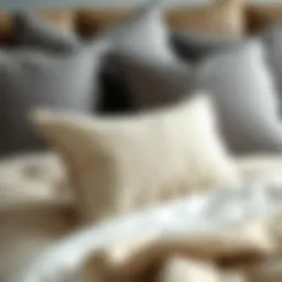 Luxurious fabric pillow showcasing quality materials