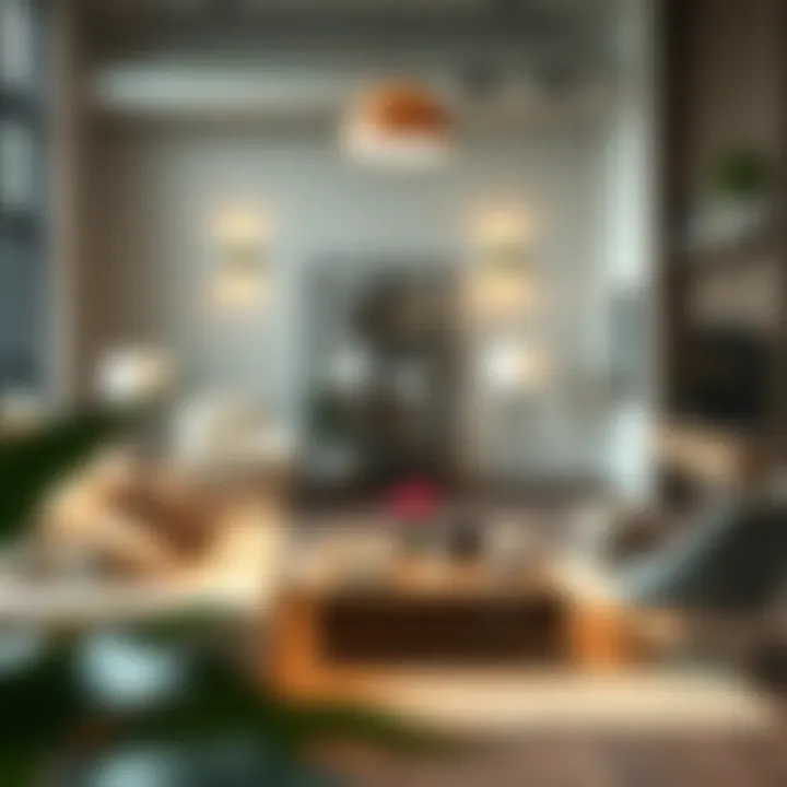 Cozy Living Space with Innovative Furniture Cozy living space featuring innovative metro furniture