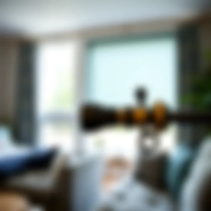 Stylish Window Treatments with 3M Curtain Rod Hooks Stylish window treatments using 3M curtain rod hooks