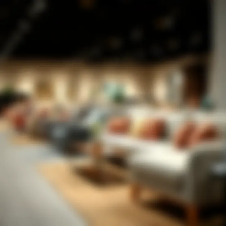 Stylish Sofa Collection Showroom display featuring an array of stylish sofas