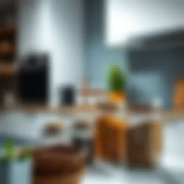 Spice Jars in a Contemporary Kitchen Versatile use of spice jars in a modern kitchen environment