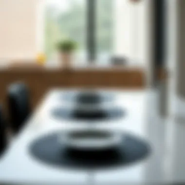 Minimalist Charm: Black Mats in Modern Dining Minimalist black table mat enhancing a modern dining experience