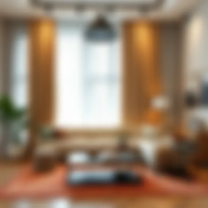 Room Design Harmony with 22 Inch Curtains A room showcasing design harmony with 22 inch curtains