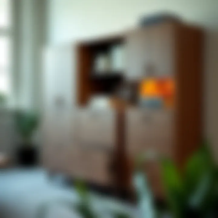 Bench file cabinet showcasing innovative storage solutions