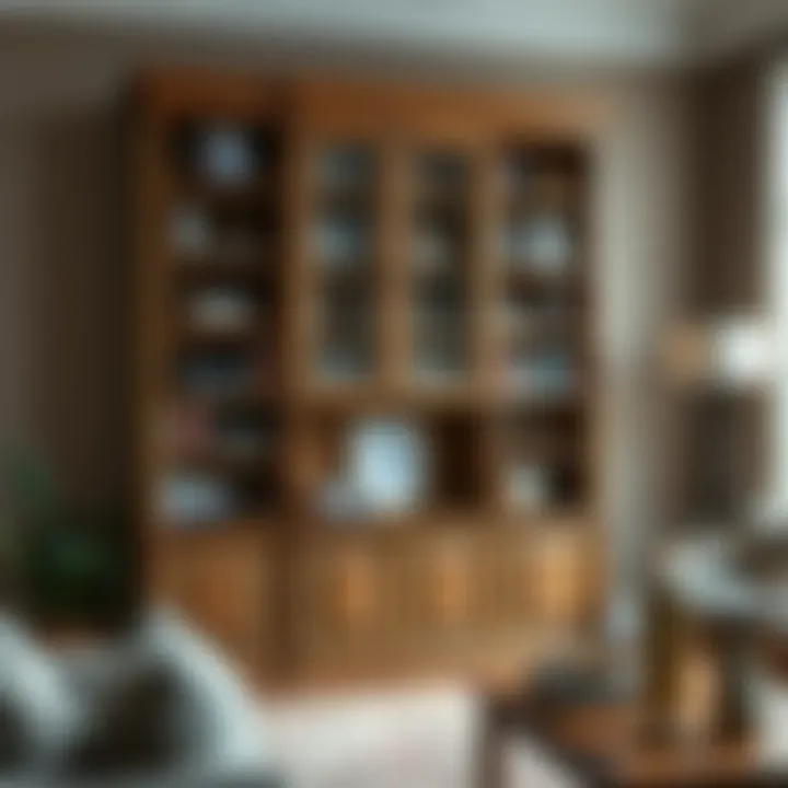 Functional and Decorative Cabinet Bookcase Versatile cabinet bookcase used for functional storage and display