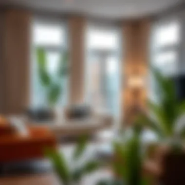 Side Mount Curtain Rod Installation in Living Room Installation of side mount curtain rods in a stylish living room