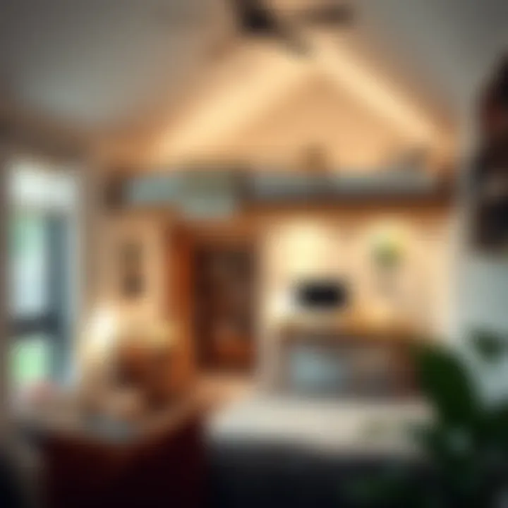 Loft Bed with Workspace Stylish loft bed with a creative workspace underneath