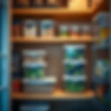 Efficient Pantry Storage Solutions Lock Lock containers organized in a pantry, demonstrating effective space utilization