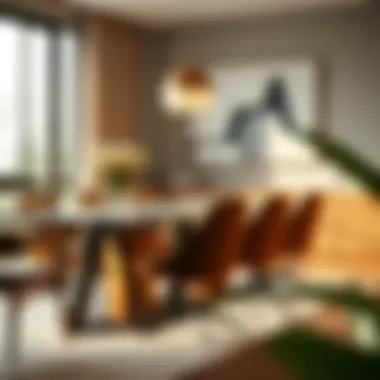 Ergonomic Functionality in Vanguard Chairs Ergonomic vanguard dining chair in a stylish dining setting