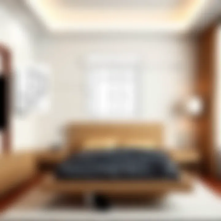 Diagram illustrating the installation process of vertical mount frameless Murphy bed.