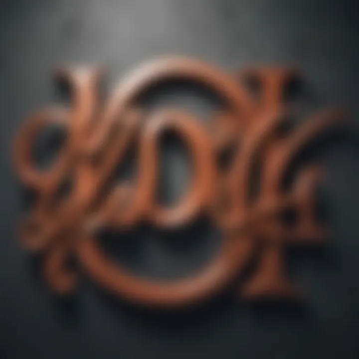 Modern wall art with bold lettering