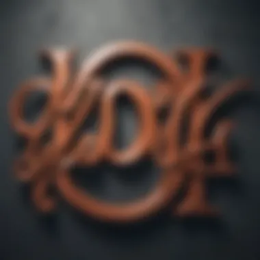 Bold Lettering: A Modern Take on Wall Art Modern wall art with bold lettering