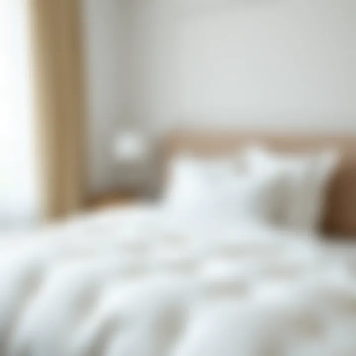 Luxurious White Twin Duvet Cover Set Luxurious white twin duvet cover set on a neatly made bed