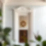 Elegant Window Casing Elegant casing around a window showcasing classic design