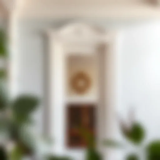 Elegant Window Casing Elegant casing around a window showcasing classic design