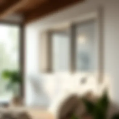 Modern Window Trim Modern window trim highlighting minimalist aesthetics