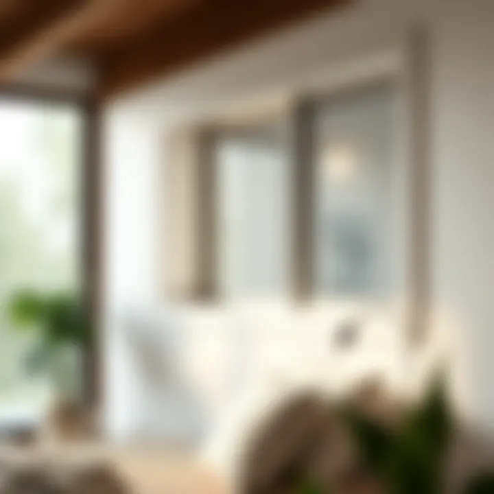 Modern Window Trim Modern window trim highlighting minimalist aesthetics