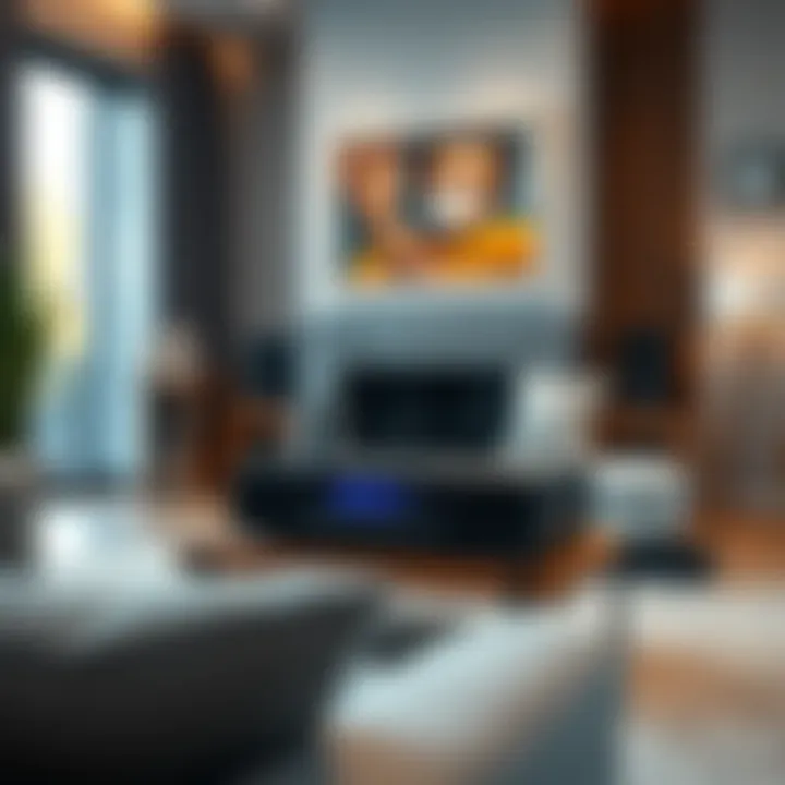 User-Friendly Setup in Living Room User-friendly setup of a Bluetooth stereo system in a living room