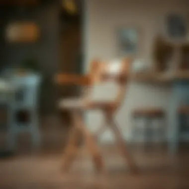 Craftsmanship in Folding Pub Chair Design Elegant folding pub chair design showcasing craftsmanship and style