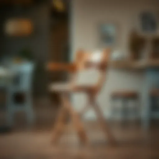 Craftsmanship in Folding Pub Chair Design Elegant folding pub chair design showcasing craftsmanship and style