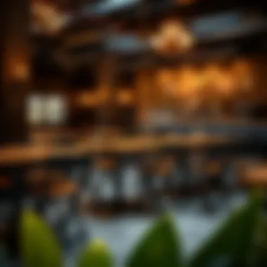 Aesthetic Appeal in Venue Design with Folding Chairs Charming setup of folding pub chairs in a stylish venue