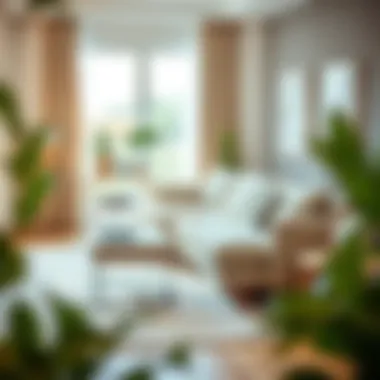 Lifestyle Setting with Functional Sofa Bed Lifestyle setting demonstrating the functionality of a sofa bed