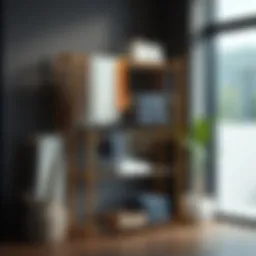 A modern indoor drying rack featuring multiple levels for efficient drying.