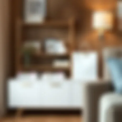 Elegant storage solution for gift bags