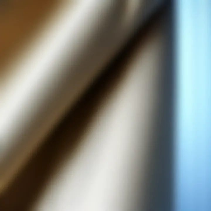 Fabric Texture and Quality Close-up of fabric texture of blackout curtains