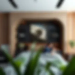 Elegant hidden bed design showcasing modern aesthetics