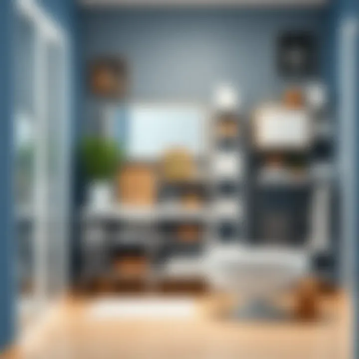 Creative Multi-Tier Storage Solutions Creative use of vertical space with multi-tier storage units