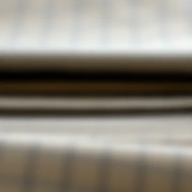 Close-up of roller blind fabric showcasing texture and color options