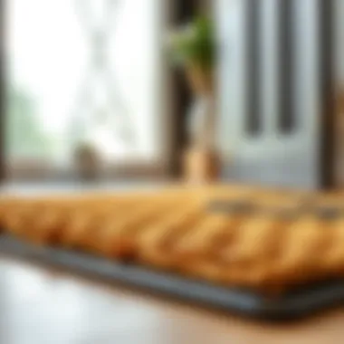 Durability of Doormat Materials for Longevity Close-up of durable doormat material suitable for wood