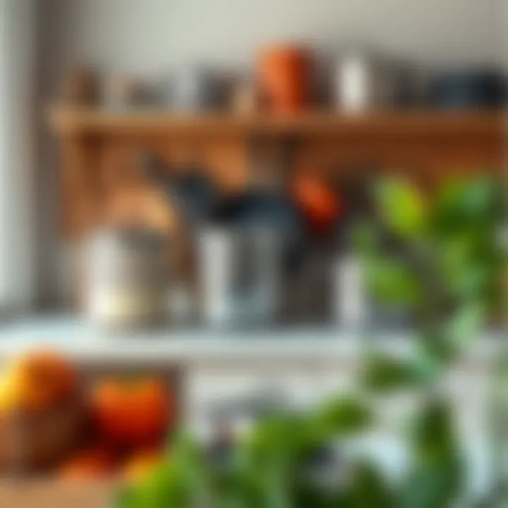 Aesthetic Organization of Kitchenware Stylish pots and pans organization