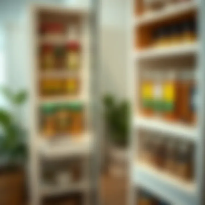 Innovative Storage Solutions for Spices Clever storage solutions for maximizing space in a cabinet