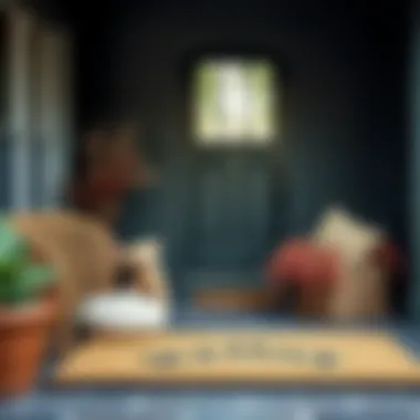 Materials Collection for Oversize Door Mats Variety of materials used for oversize door mats