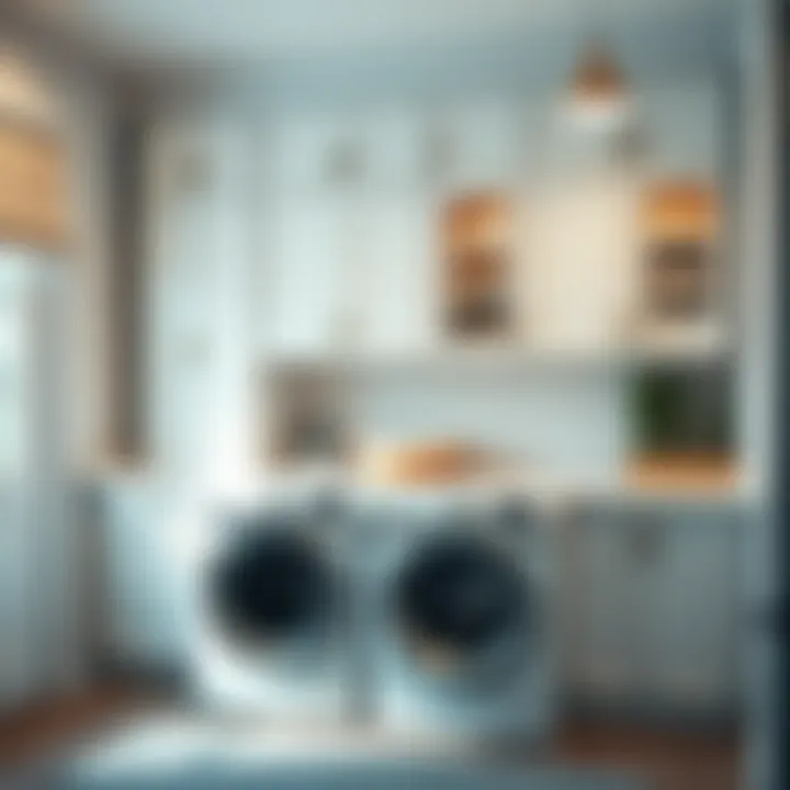 Customization Options for Laundry Cabinets Customizable options for laundry cabinets on display